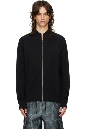 DRIES VAN NOTEN Pull noir à glissière