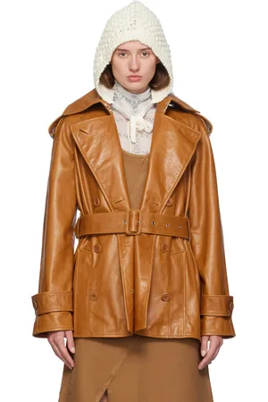 J.W.Anderson Blouson brun clair en cuir