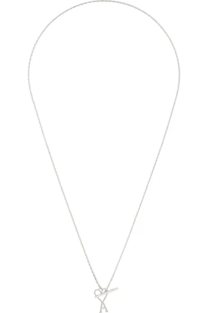 Ami Collier argenté à logo Ami de cœur