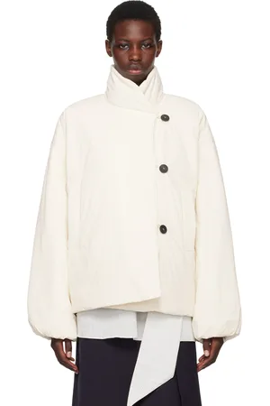STUDIO NICHOLSON Blouson Vaner blanc cassé