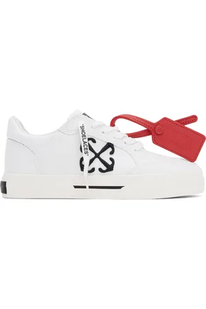 OFF-WHITE Baskets blanches à semelle en caoutchouc vulcanisé