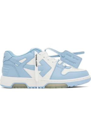 OFF-WHITE Baskets Out Of Office blanc et bleu