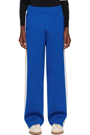 WALES BONNER Pantalon de survêtement Tide bleu