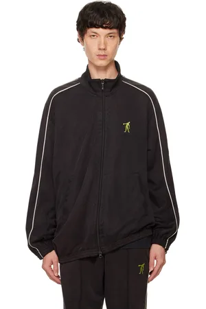 DOUBLET Blouson de survêtement noir à image de zombie