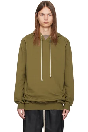 Rick Owens Pull à capuche épais kaki - Porterville