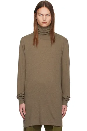 Rick Owens Col roulé Surf kaki en jersey Rainino - Porterville