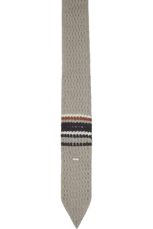 C2H4 Cravate Bodkin grise en tricot