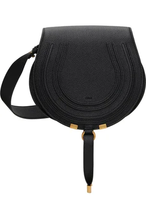 Chloé Moyen sac sellier noir - Marcie