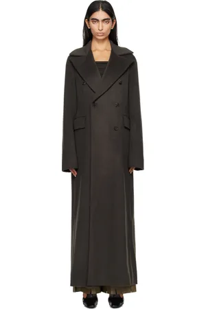 Nanushka Manteau Damira gris