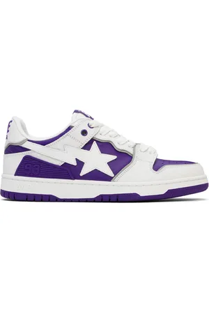 BAPE Baskets SK8 #1 mauves à étoiles emblématiques