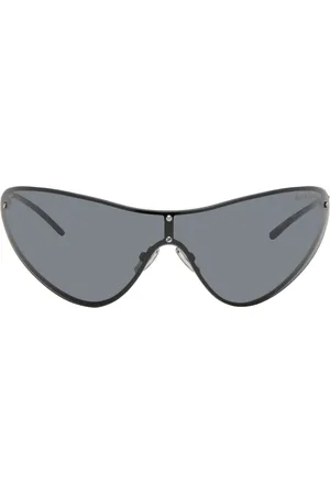 Acne Studios Lunettes de soleil noires en métal