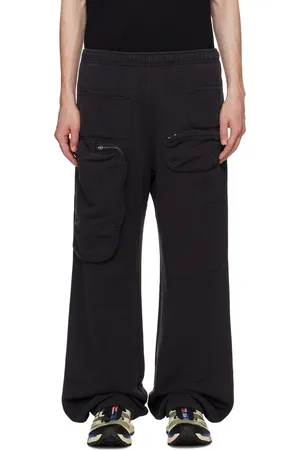 Maison Margiela Pantalon de survêtement cargo noir