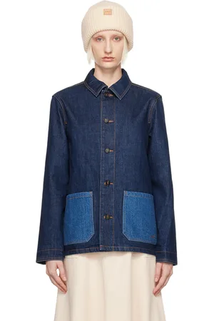 A.P.C. Blouson Anthonin indigo en denim