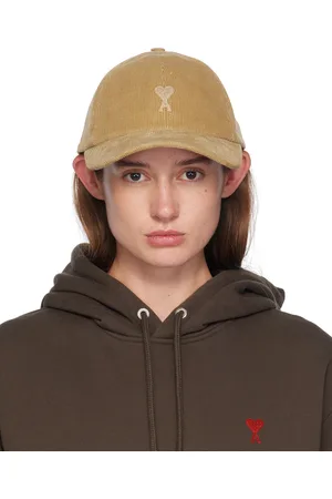 Ami Casquette beige à logo Ami de cœur brodé
