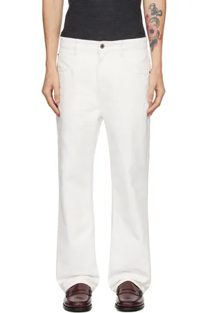 Fax Copy Express Jean droit blanc