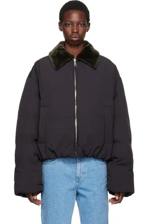 Nanushka Blouson Zacharie noir rembourré en duvet