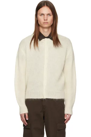 DUNST Cardigan blanc cassé à boutons