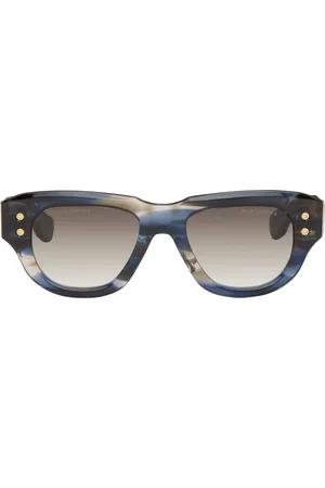 DITA EYEWEAR Lunettes de soleil Lumeks bleu et brun édition limitée