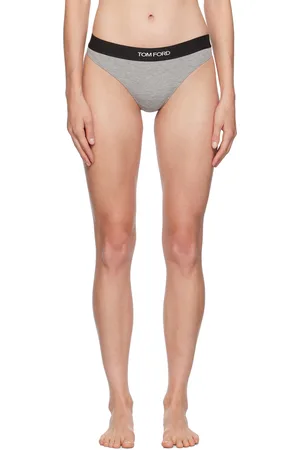 Tom Ford Tanga gris en modal à logo