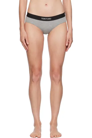 Tom Ford Culotte de style boxer grise en modal à logo
