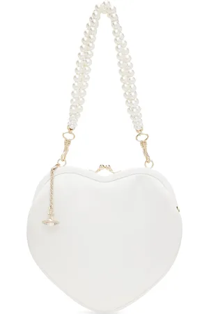 Vivienne Westwood Sac en forme de cœur Belle blanc à monture de bourse - SSENSE Mariage