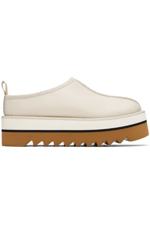Stella McCartney Chaussures à enfiler blanc cassé à plateforme - Sneak-Elyse