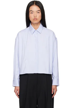 CORDERA Chemise blanc et noir en toile oxford