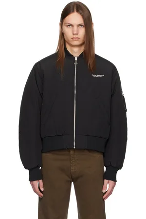 CARNE BOLLENTE Blouson aviateur réversible Hidden Pleasures noir