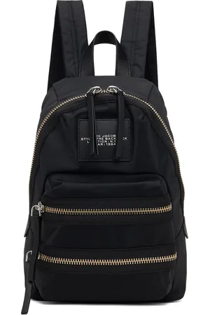 Marc Jacobs Moyen sac à dos de style motard noir en nylon