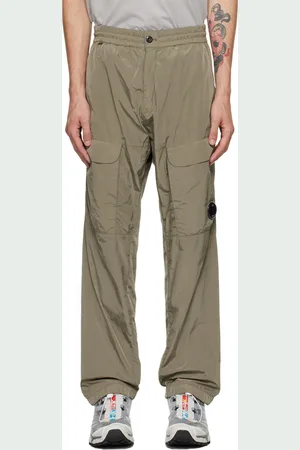 C.P. Company Pantalon cargo vert à lentille