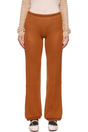 Isa Boulder Pantalon de détente droit Isabella brun