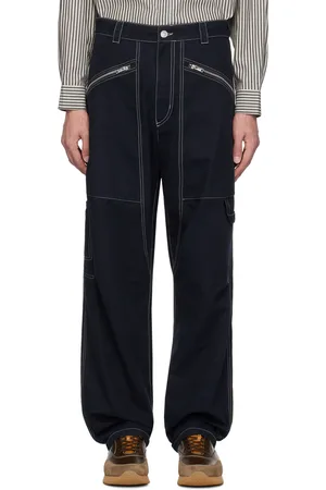 Isabel Marant Pantalon Farker bleu marine