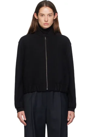 Harris Wharf London Blouson aviateur écourté noir