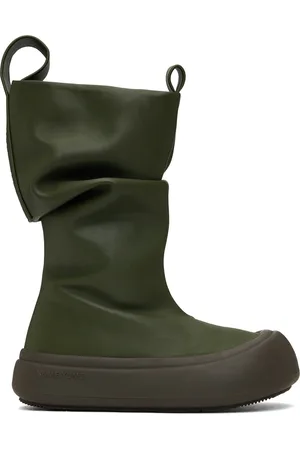 Yume Yume Bottes style pêcheur hauteur mollet vertes