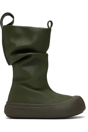 Yume Yume Bottes style pêcheur hauteur mollet vertes