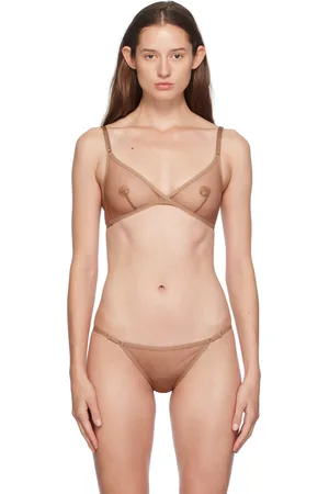 Yasmine Eslami Soutien-gorge souple Jeanne brun clair