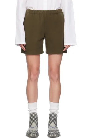 RIER Short brun en molleton