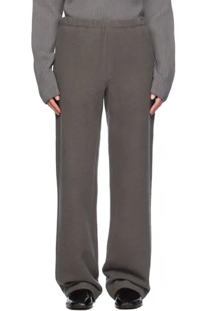 RIER Pantalon gris en molleton