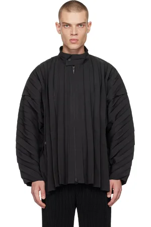 Issey Miyake Manteau Edge noir