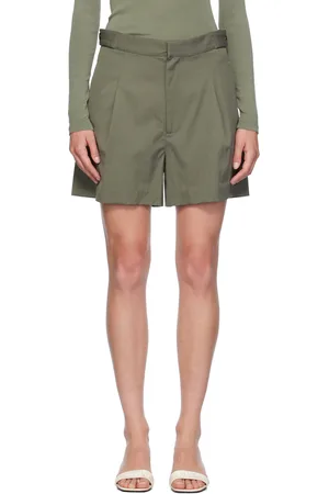 St Agni Short vert à pattes boutonnées réglables