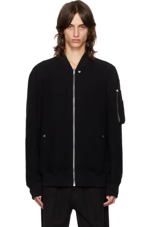 Rick Owens Blouson aviateur noir - Porterville