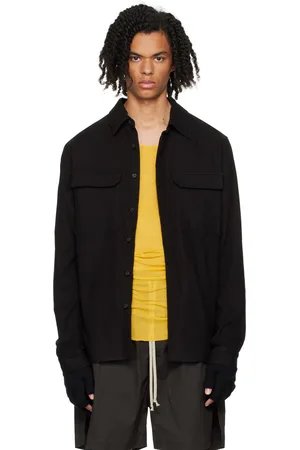 Rick Owens Chemise de travail noire - Porterville