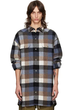 Rick Owens Chemise surdimensionnée bleue - Porterville
