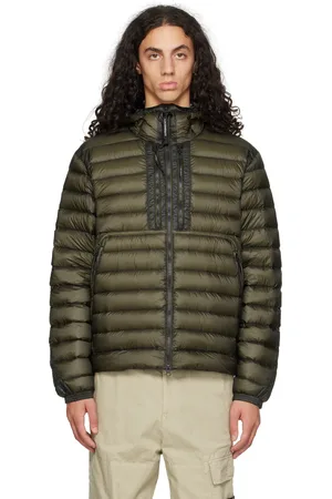 C.P. Company Blouson vert en D.D. Shell rembourré en duvet