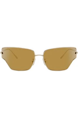 Loewe Lunettes de soleil Arch dorées