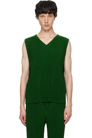 Issey Miyake Gilet Monthly Color August vert