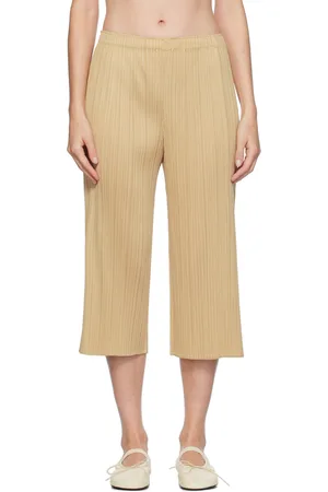 PLEATS PLEASE ISSEY MIYAKE Pantalon Monthly Colors August beige