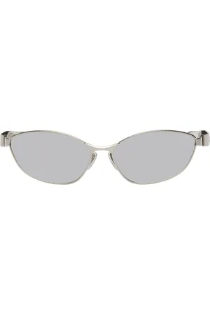 Balenciaga Lunettes de soleil Miami argentées