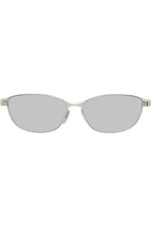 Balenciaga Lunettes de soleil Miami argentées