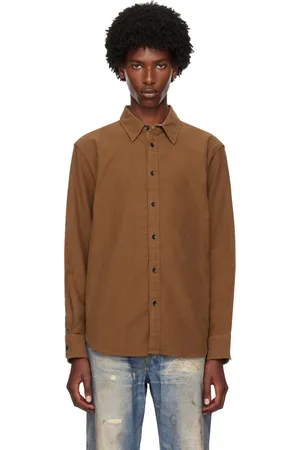 RAG&BONE Chemise Finch brun clair
